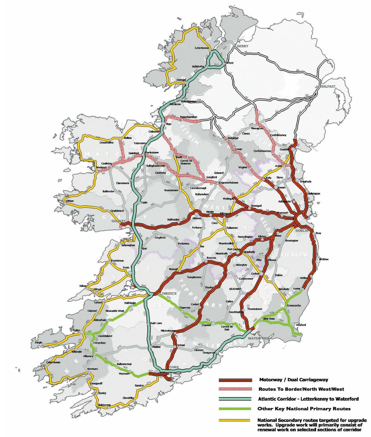 road map irlannin 2016