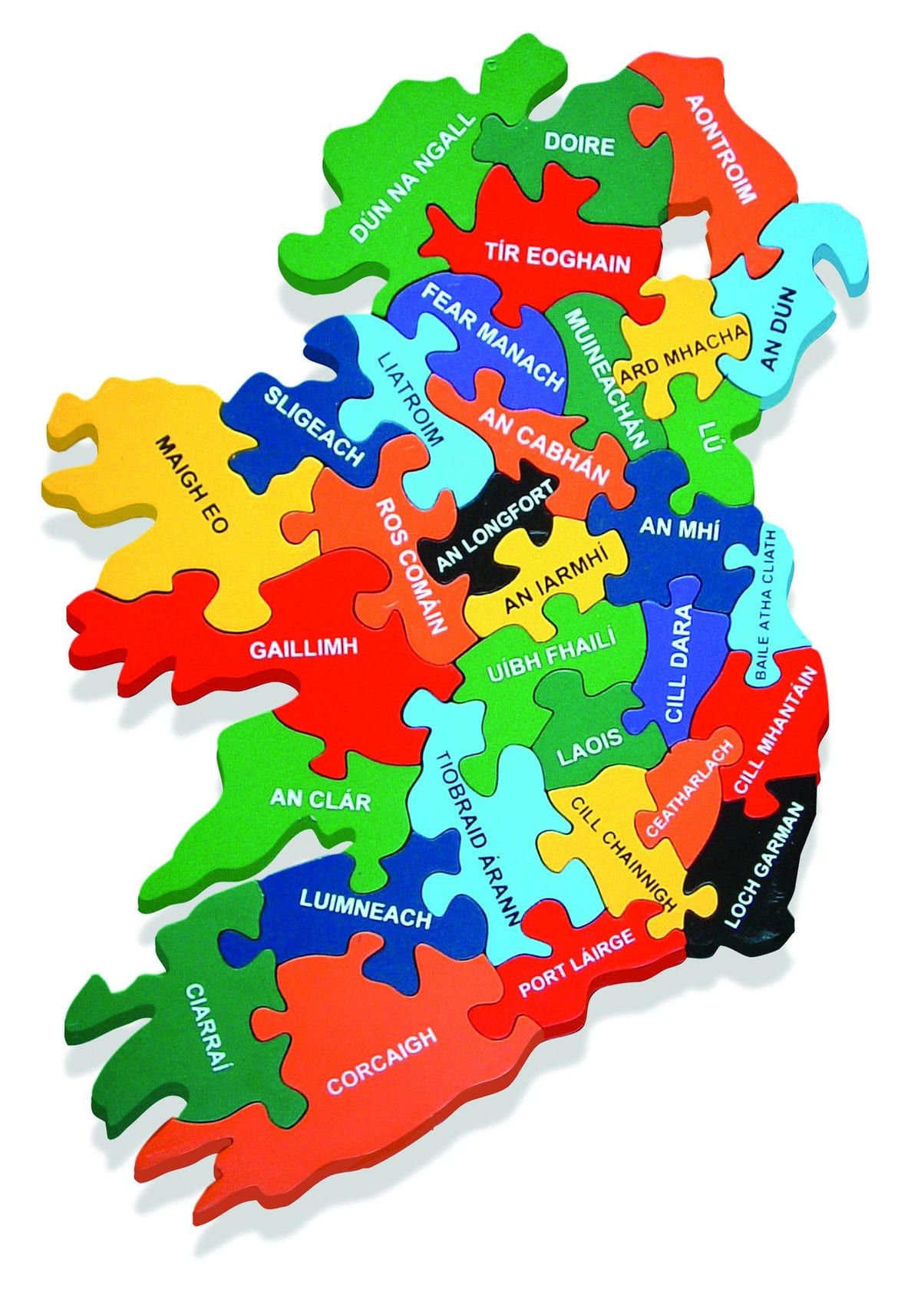 kartta kartta irlanti as gaeilge