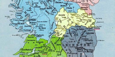 Kartta megaliittiajan irlanti 