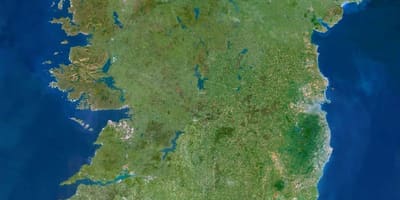 Kartta satelliitti kartta irlanti