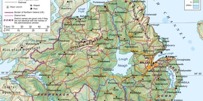Street map-pohjois-irlanti